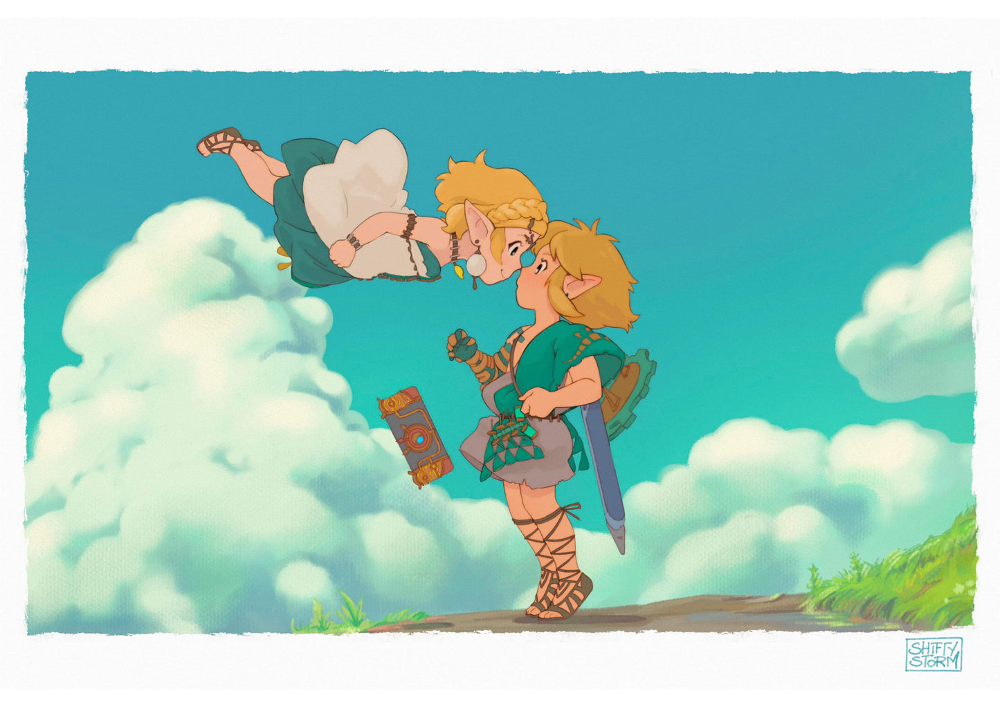 Ghibli x TOTK | A5 | Ponyo