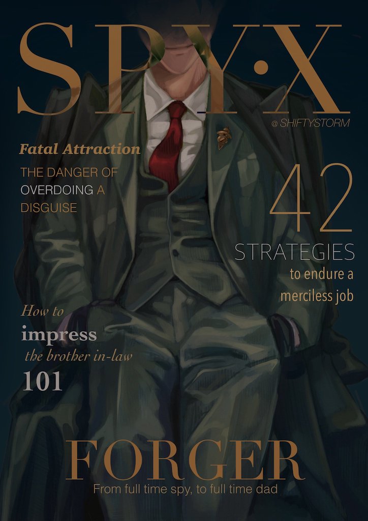 Spy x Family | Loid Forger Magazine Cover